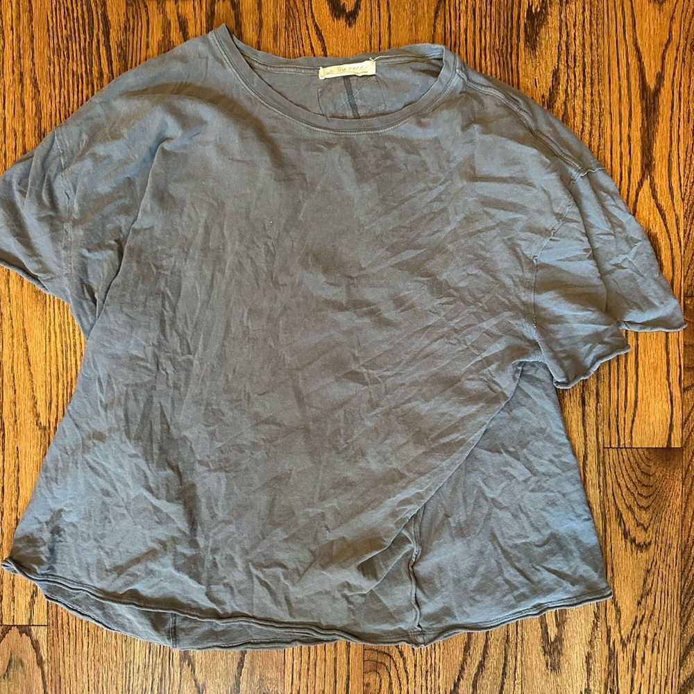 We The Free Washed Slate Boxy Tee